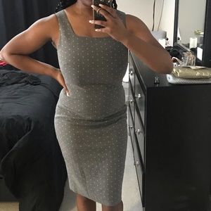 Polka Dot pencil dress
